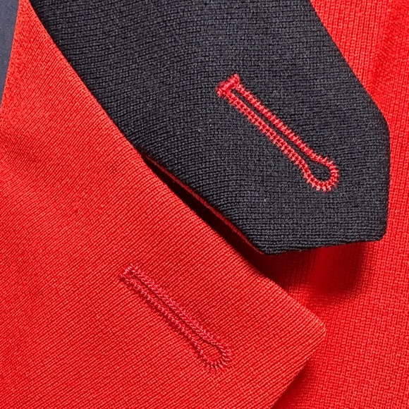 Escada Scarlet Blazer with Midnight Collar - Picture 11 of 16